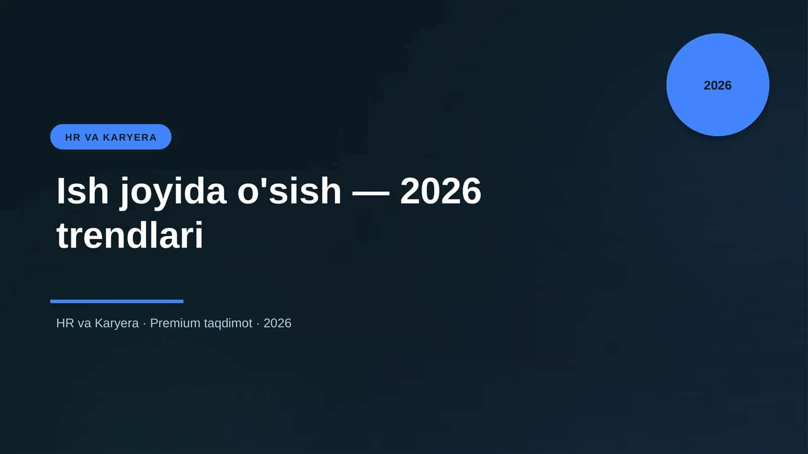 Ish joyida o'sish — 2026 trendlari 1