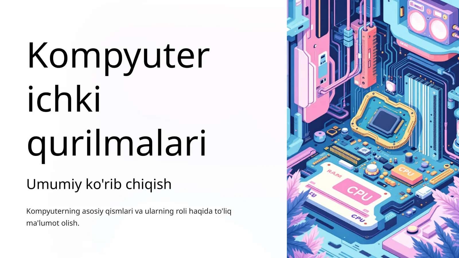 Kompyuter ichki qurilmalari 1