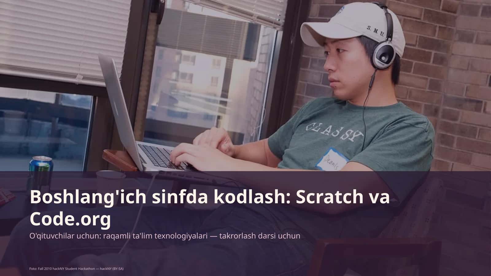 Boshlang'ich sinfda kodlash: Scratch va Code.org 1