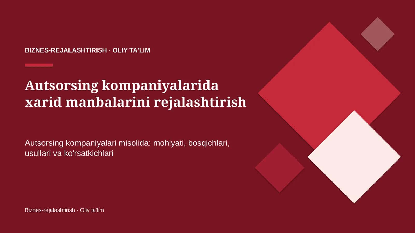 autsorsing kompaniyalarida xarid manbalarini rejalashtirish 2105 1