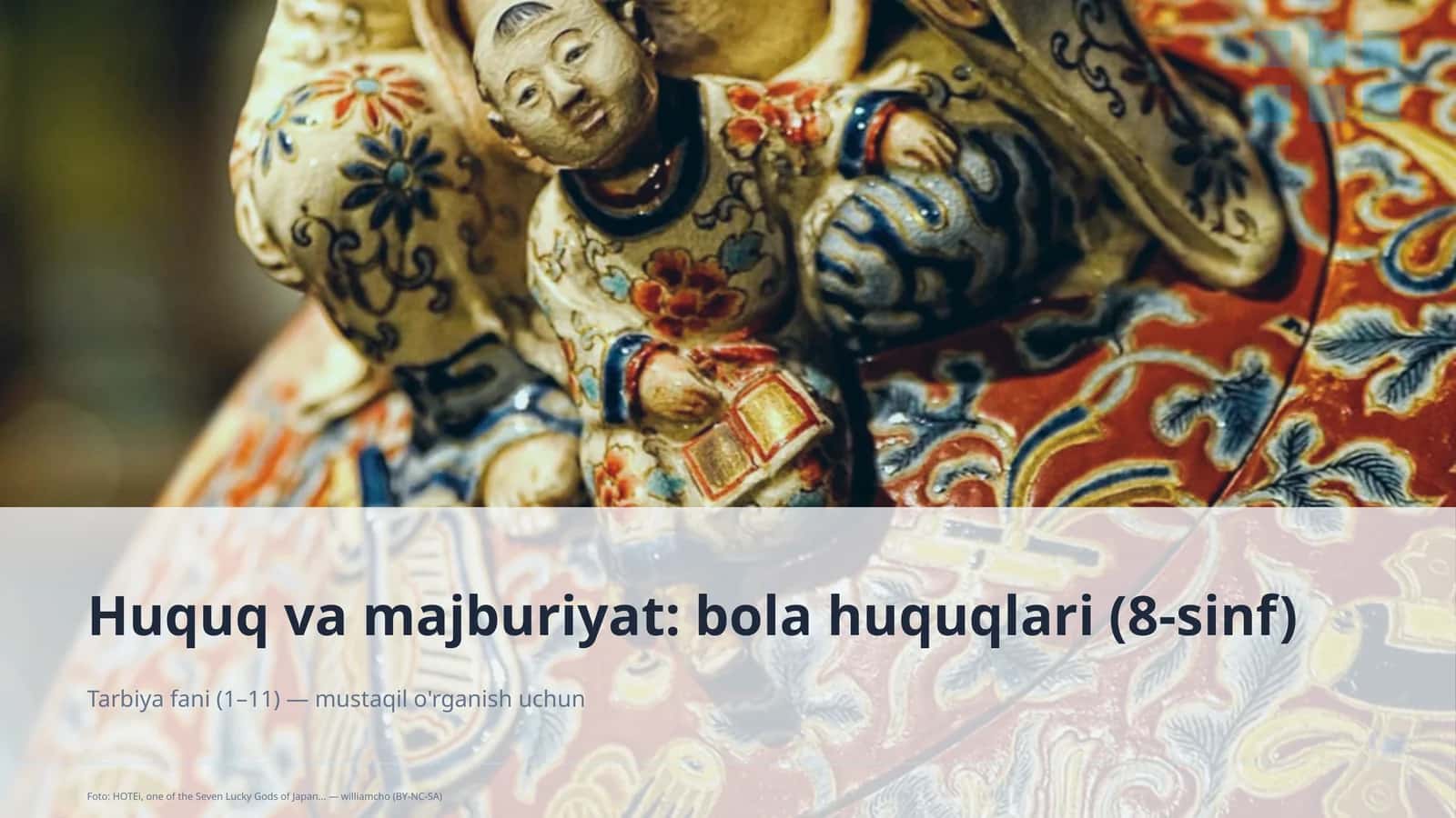 Huquq va majburiyat: bola huquqlari (8-sinf) 1
