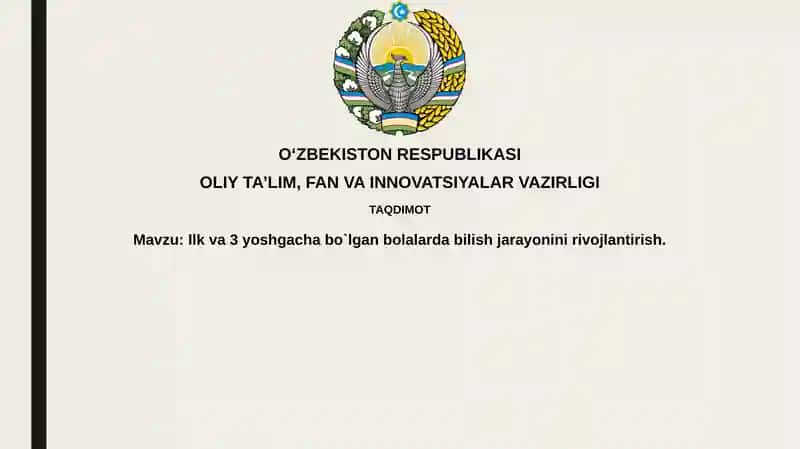 Kognitiv Rivojlanishning Asosiy Bosqichlari (0-3 yosh)