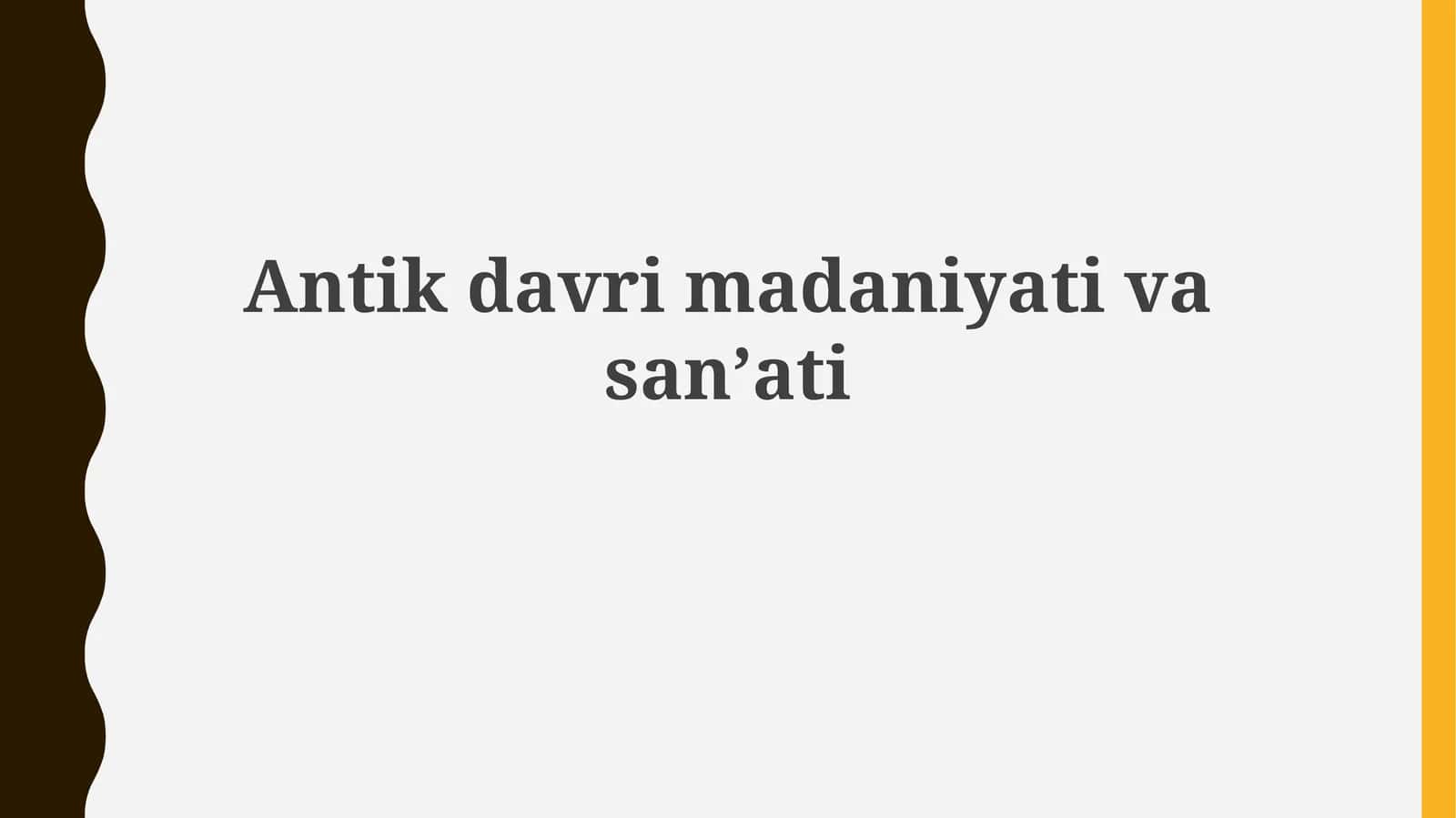 Mesopotamiya san'ati 1