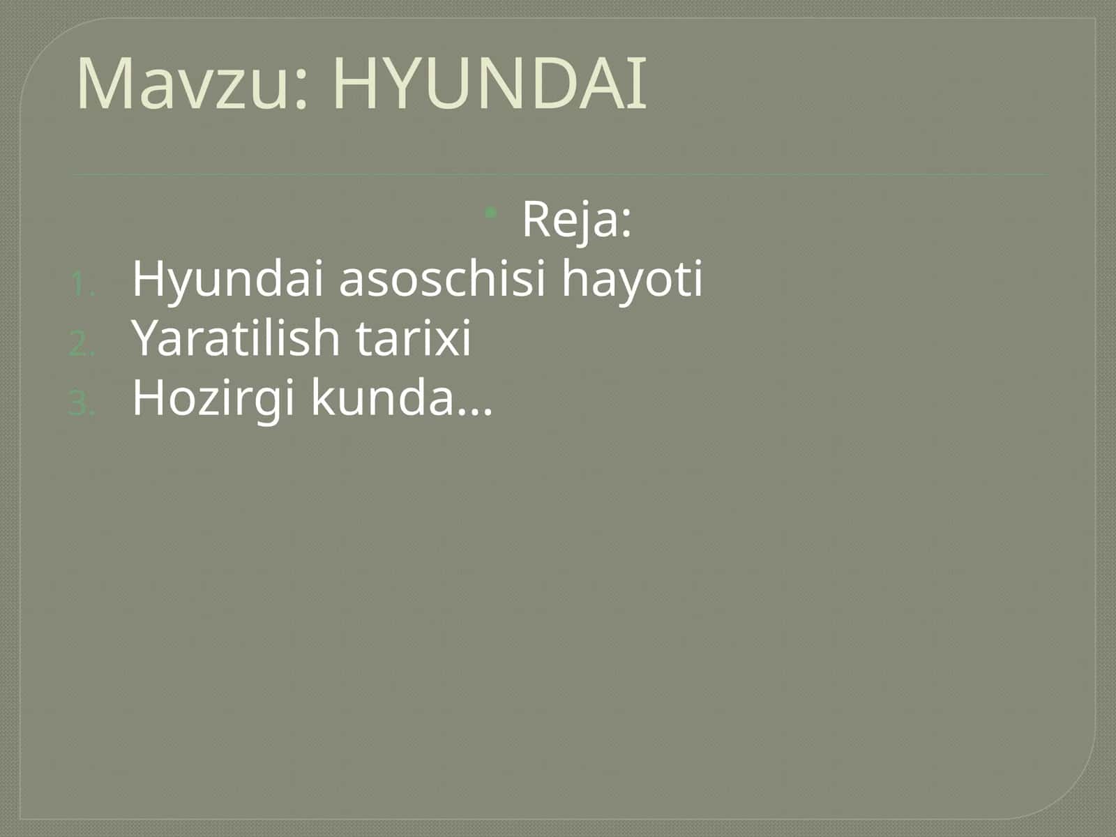 Hyundai 1