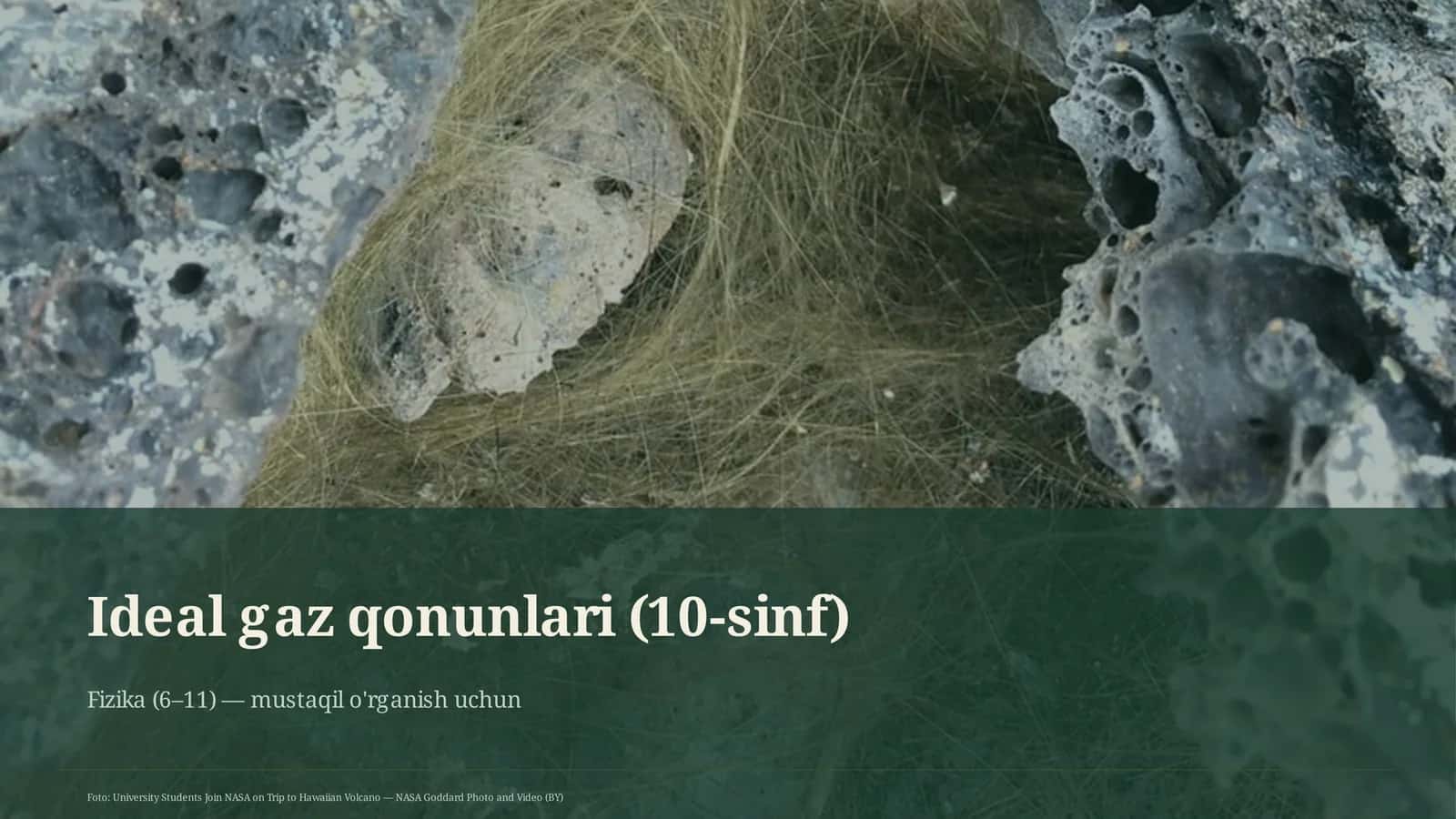 Ideal gaz qonunlari (10-sinf) 1