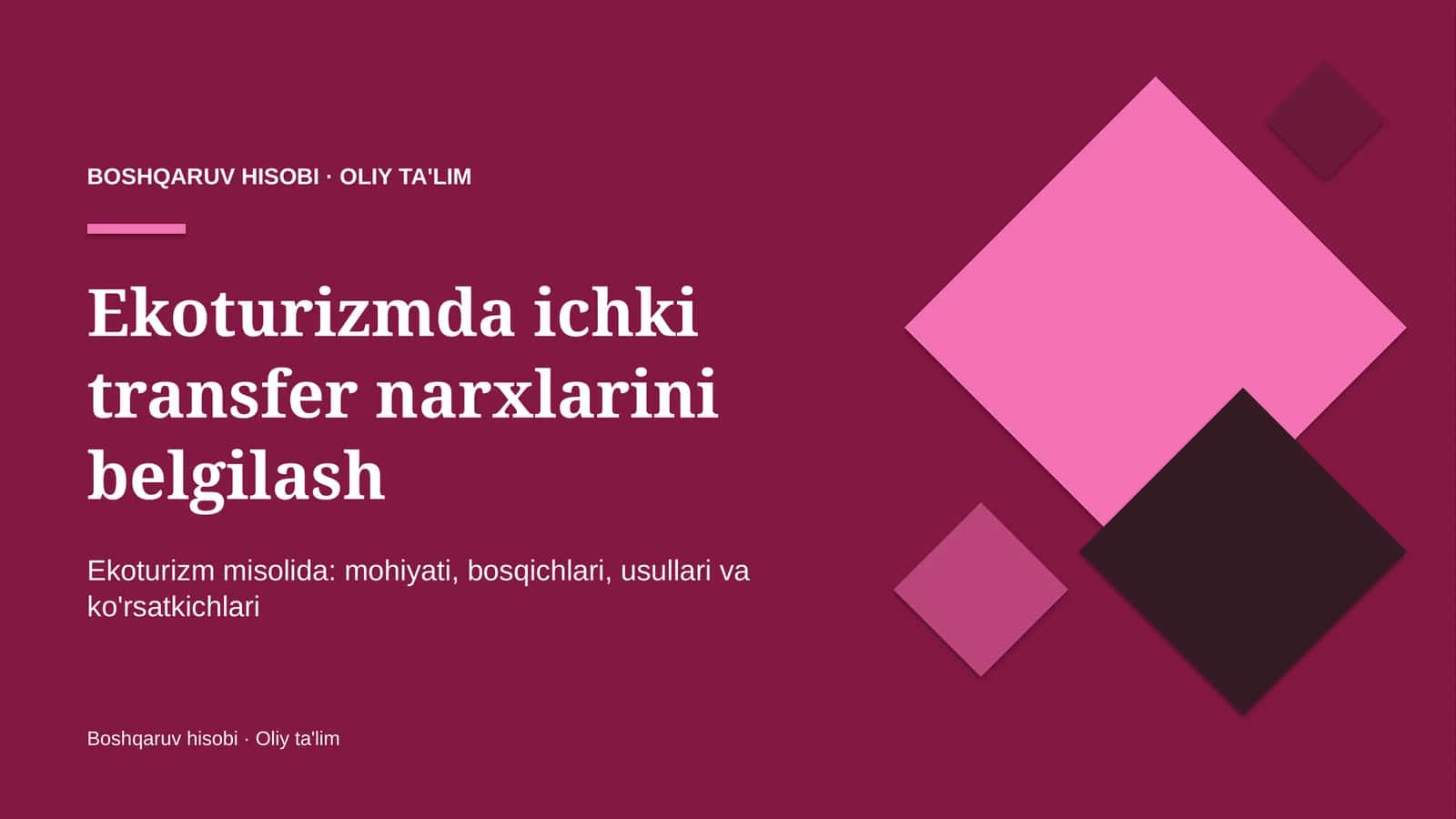 ekoturizmda ichki transfer narxlarini belgilash 7502 1