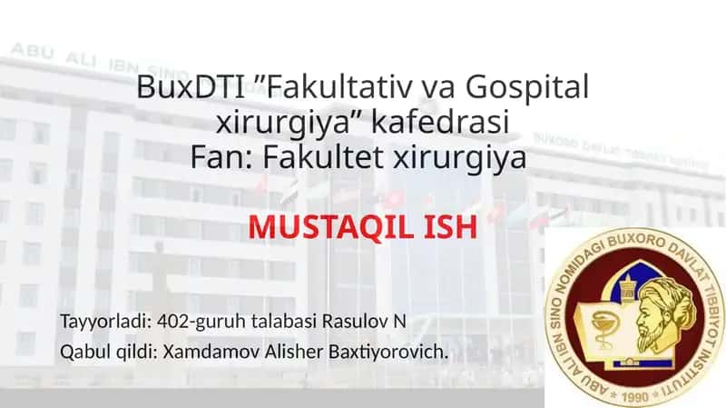 o't yo'llari diskineziyasi, jigar o'smalari 1