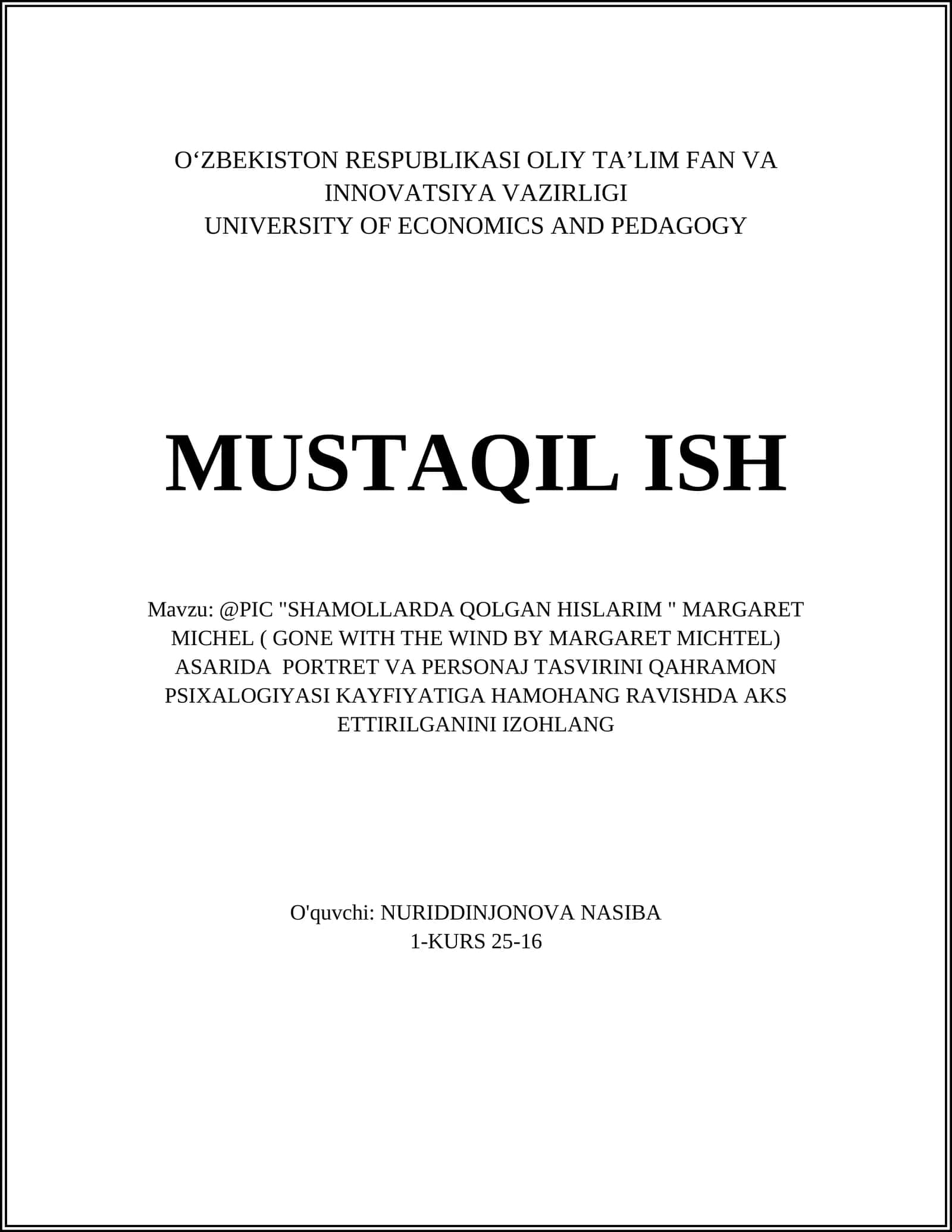 SHAMOLLARDA QOLGAN HISLARIM 1