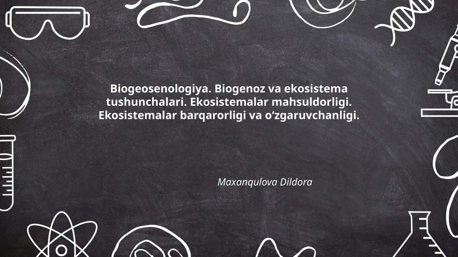 Biogeosenologiya 1