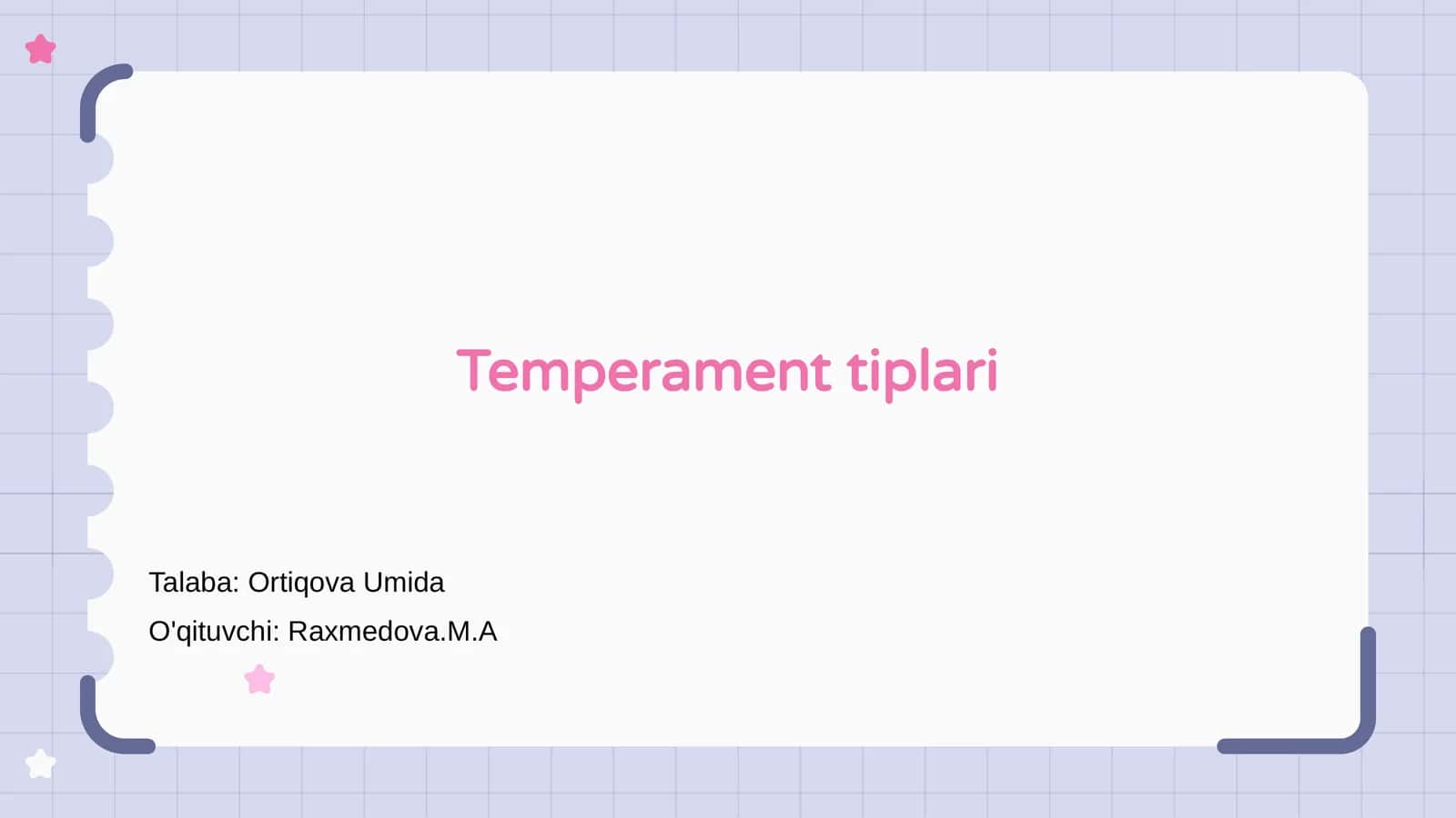 Temperament tiplari 1