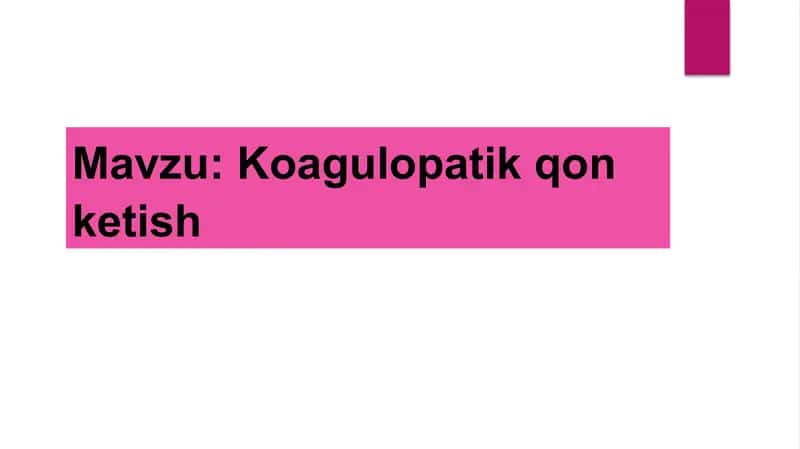 koagulopatik qon ketish 1
