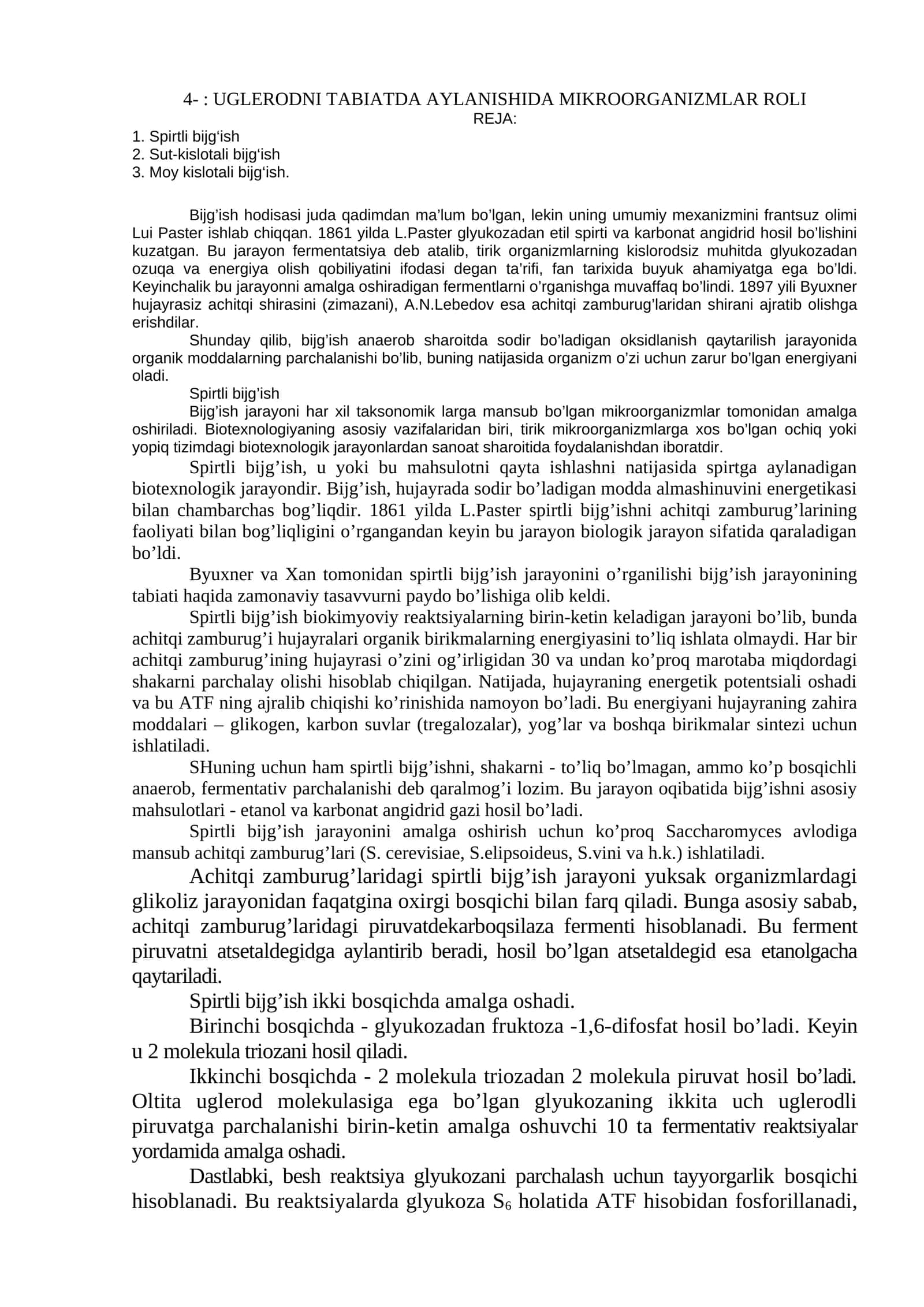 UGLERODNI TABIATDA AYLANISHIDA MIKROORGANIZMLAR ROLI 1