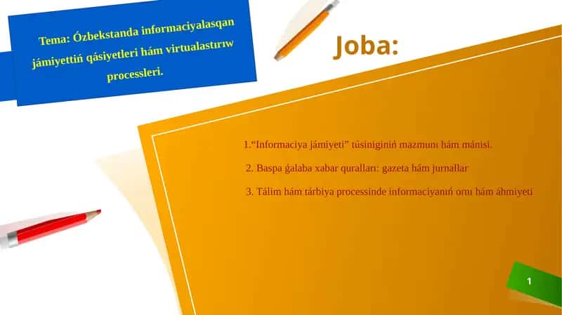 Informaciya jámiyeti 1