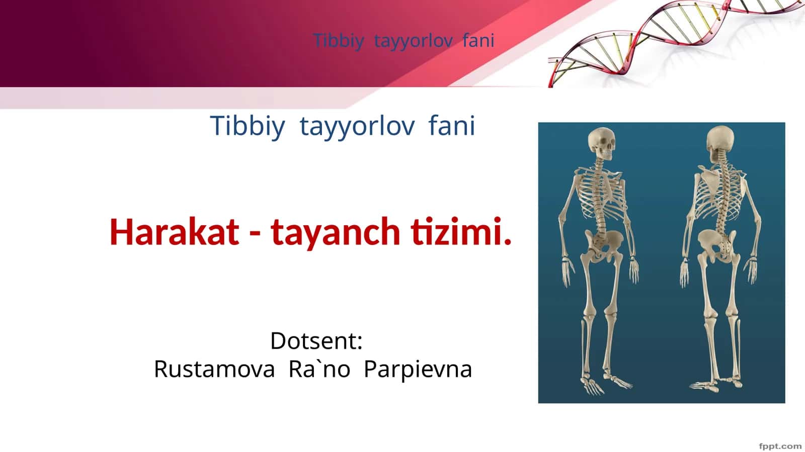Tibbiytayyorlovfani 1