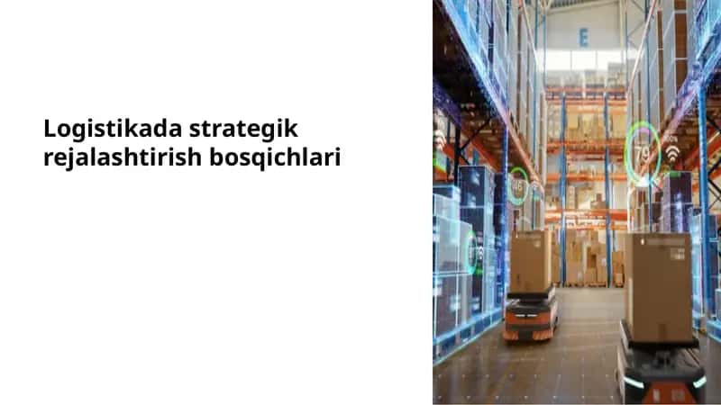 Logistikada strategik rejalashtirish bosqichlari 1