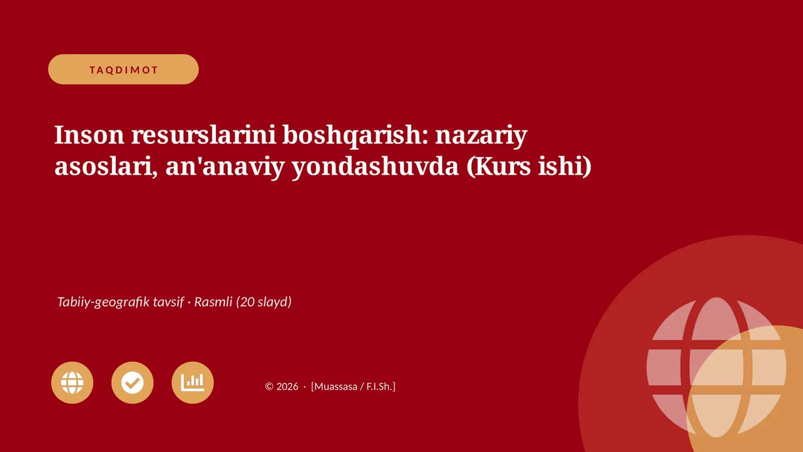 Inson resurslarini boshqarish: nazariy asoslari, an'anaviy yondashuvda (Kurs ishi) 1