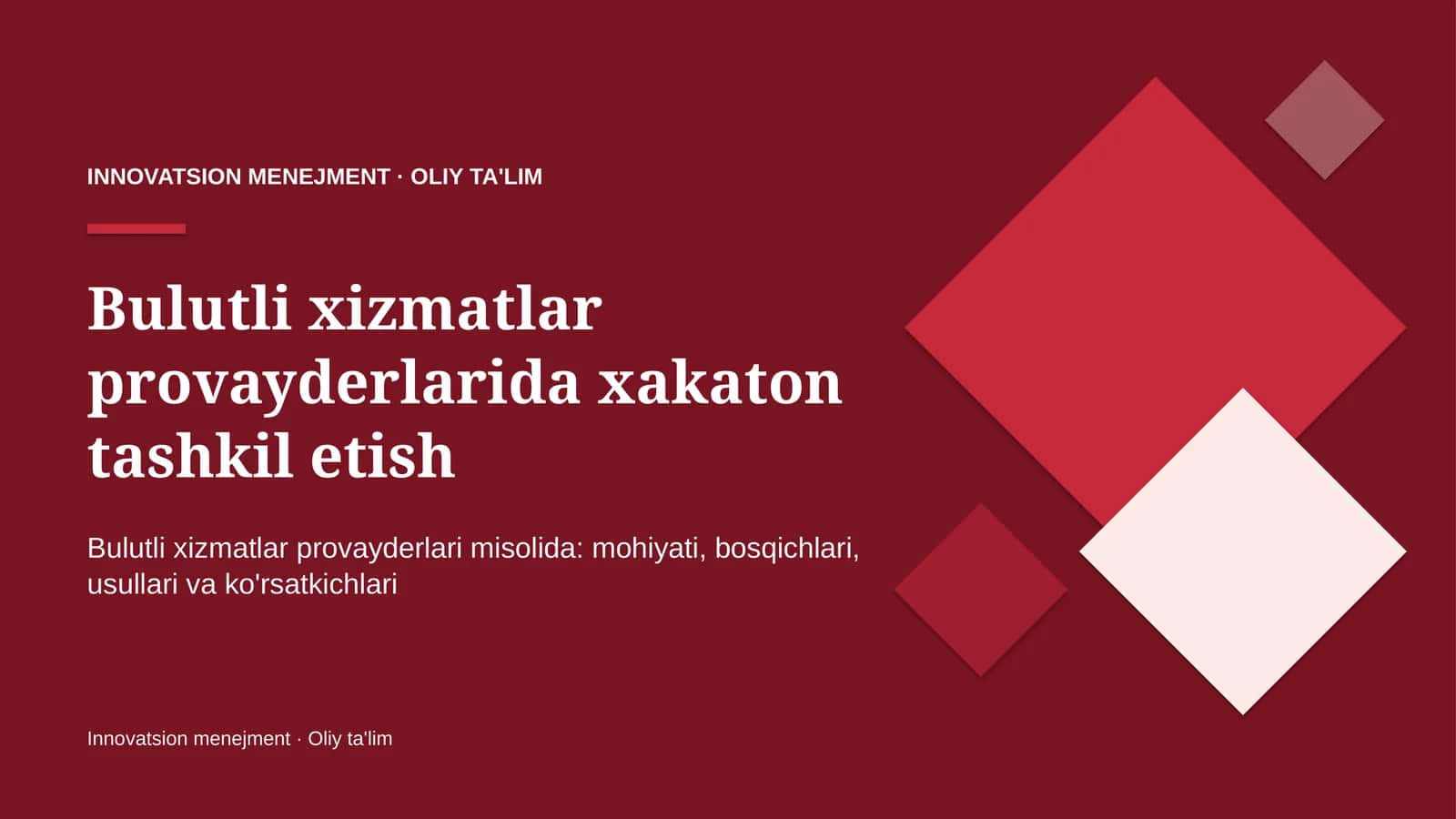 Xakaton tashkil etish: mohiyati 1
