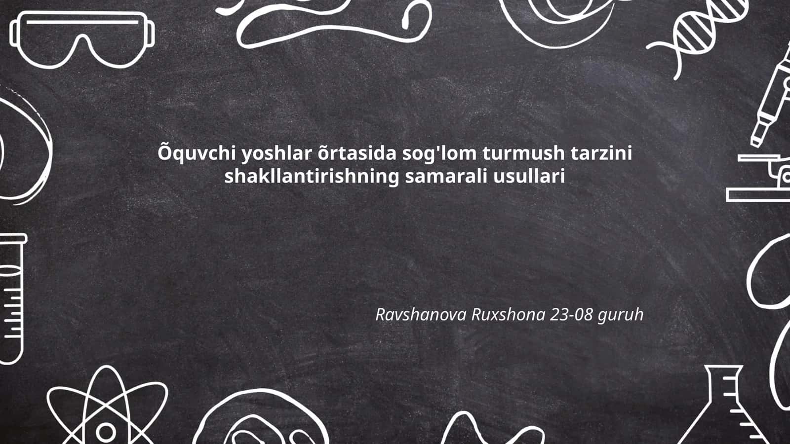 Jismoniy faollikning ahamiyati 1