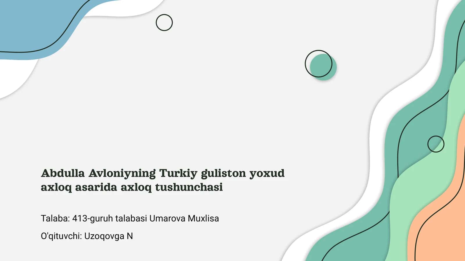 Turkiy guliston yoxud axloq 1