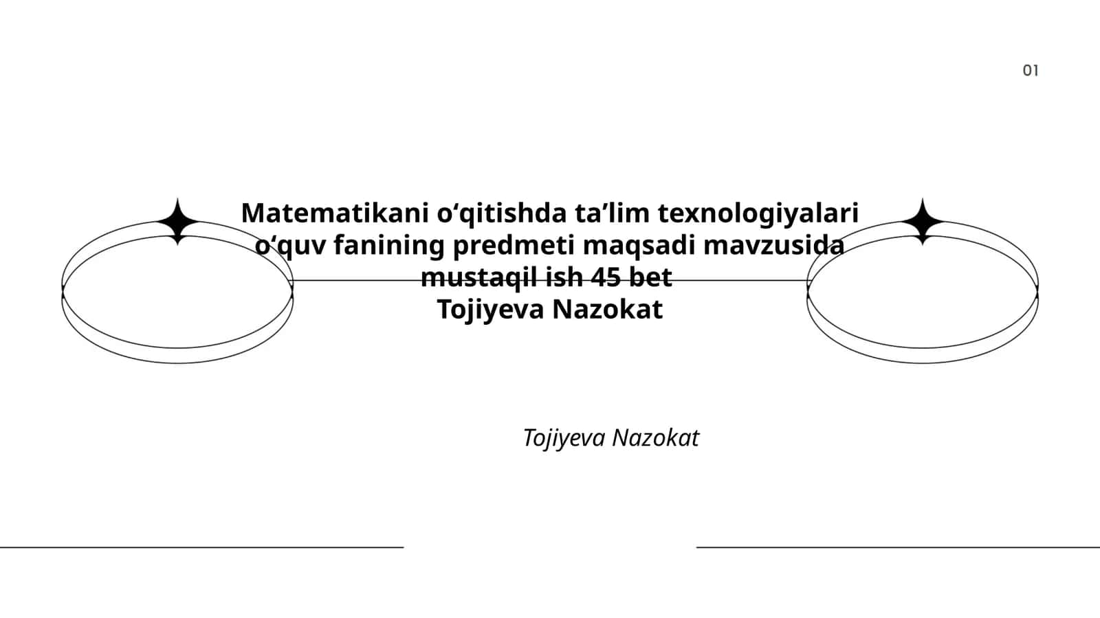 Matematikani oʻqitishda taʼlim texnologiyalari 1