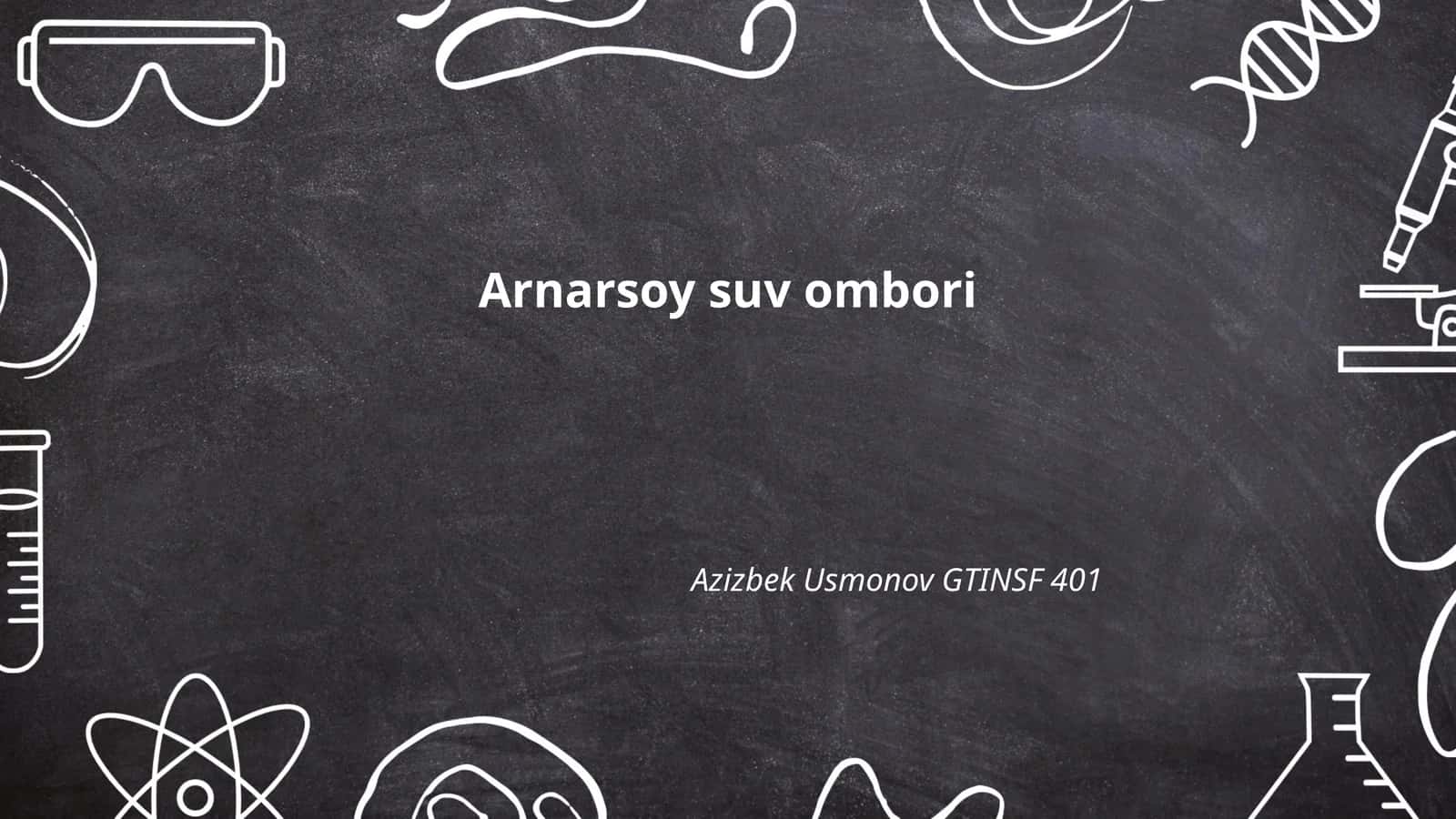 Arnasoy suv ombori 1