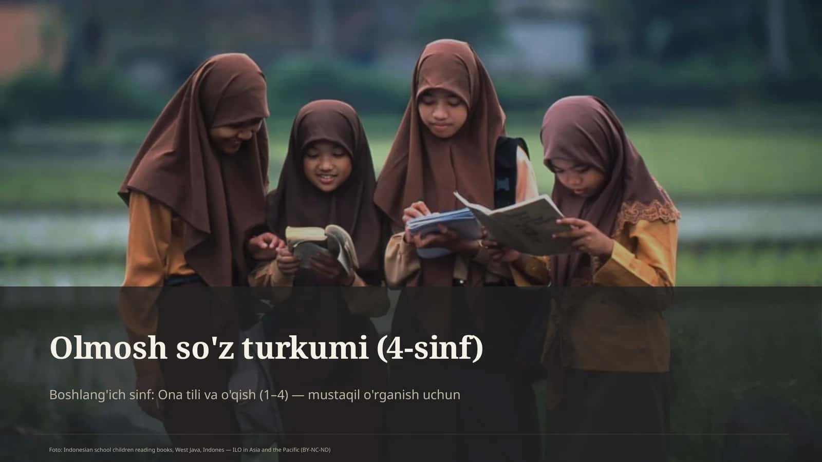 Olmosh so'z turkumi (4-sinf) 1