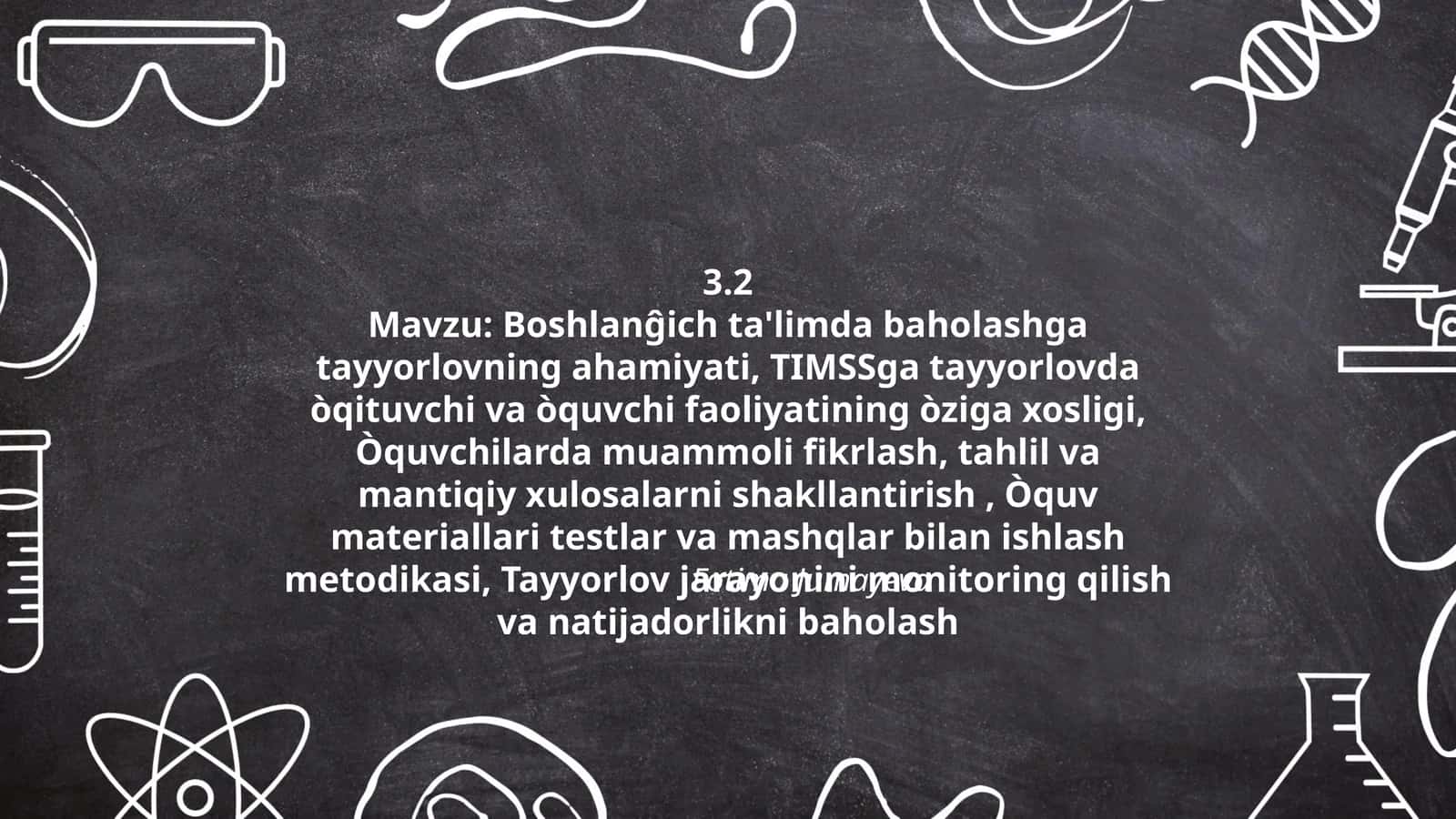 Boshlanĝich ta'limda baholashga tayyorlovning ahamiyati 1