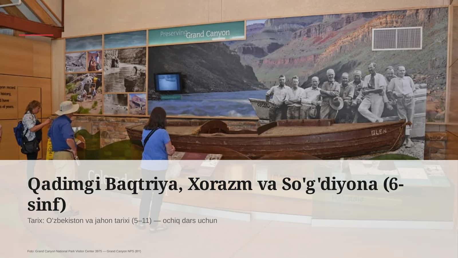 Qadimgi Baqtriya, Xorazm va So'g'diyona (6-sinf) 1