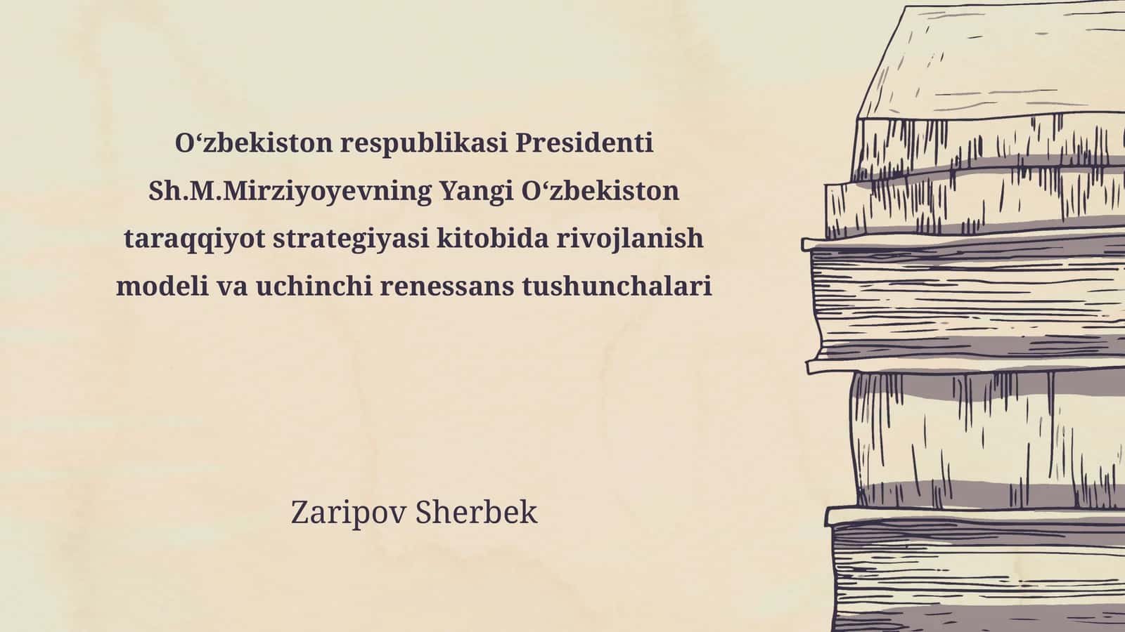 Yangi Oʻzbekiston taraqqiyot strategiyasi kitobi 1