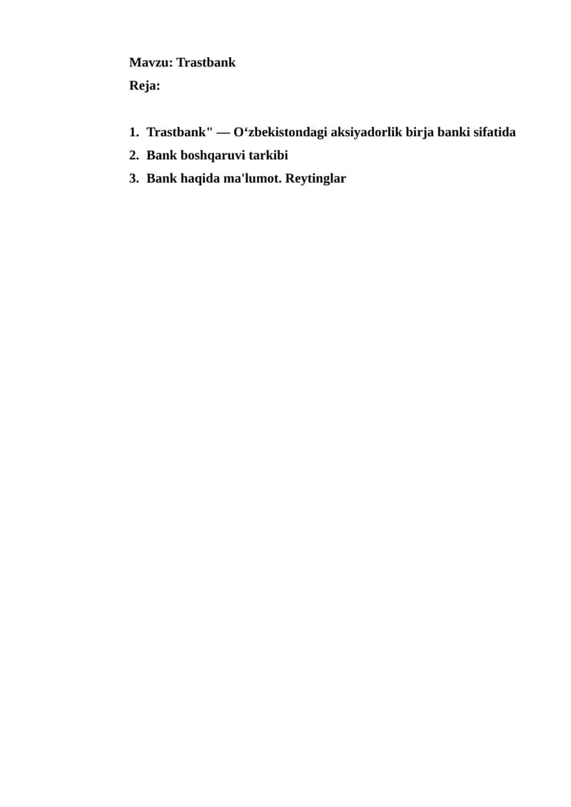 Trastbank 1