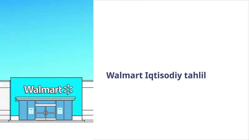 Wallmart kompaniyasi iqtisodiy tahlil 1