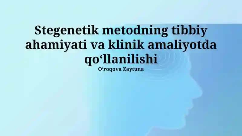 O'zak hujayra terapiyasi 1