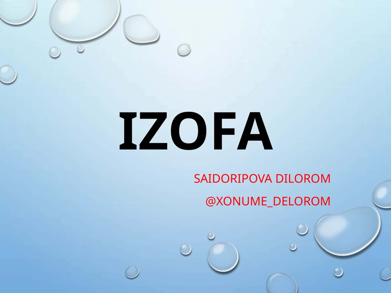 IZOFA 1