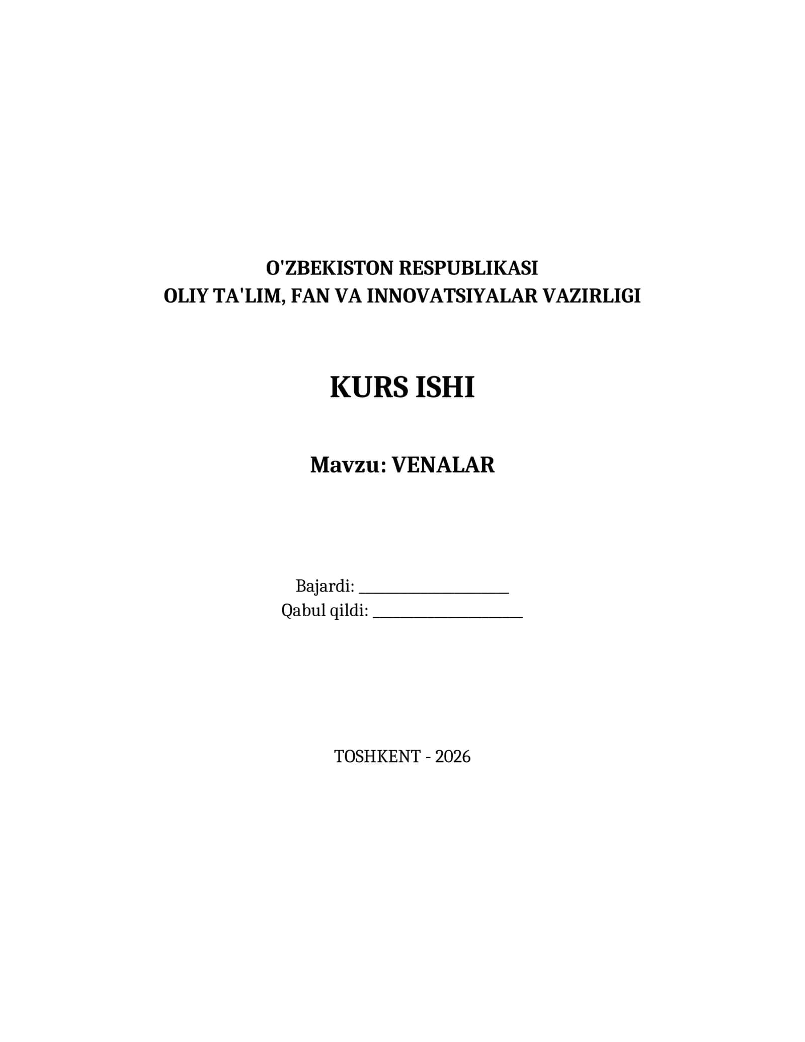 VENALAR 1