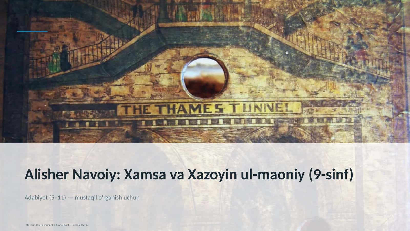 Xamsa va Xazoyin ul-maoniy (9-sinf) 1