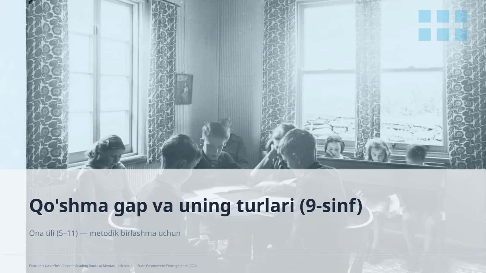 Qo'shma gap va uning turlari (9-sinf) 1