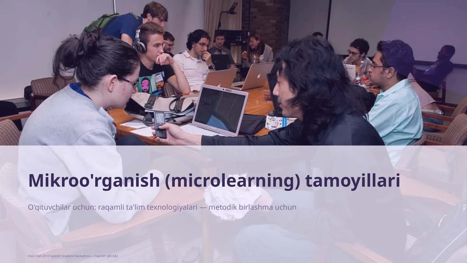 Mikroo'rganish (microlearning) tamoyillari 1