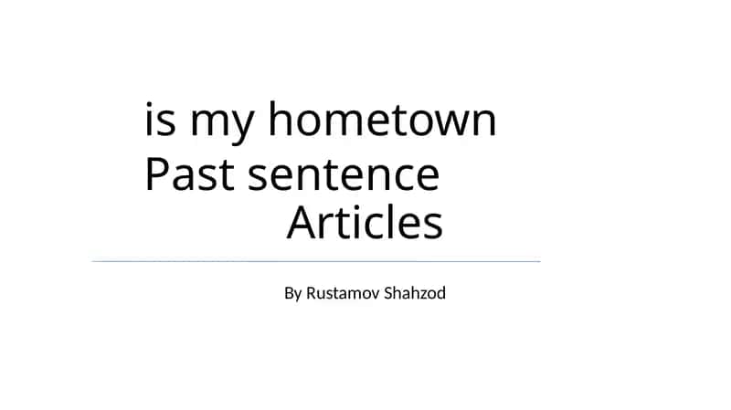 Articles 1