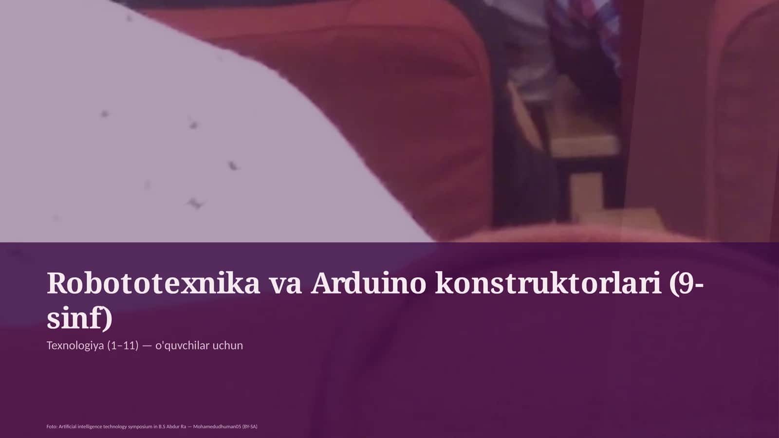 Robototexnika va Arduino konstruktorlari (9-sinf) 1