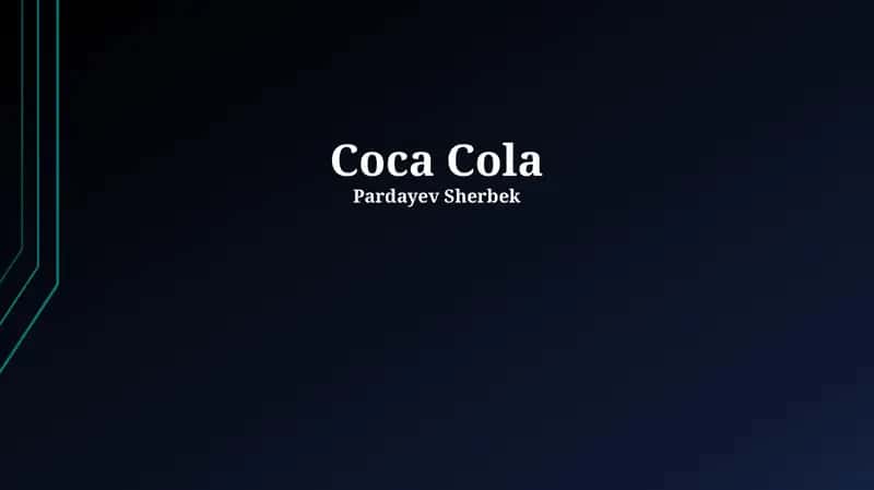Coca Cola 1
