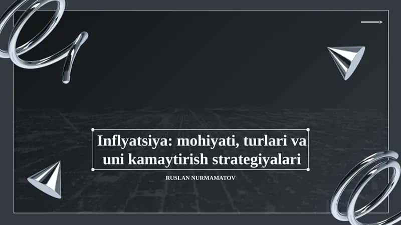 Inflyatsiya: mohiyati, turlari va uni kamaytirish strategiyalari 1
