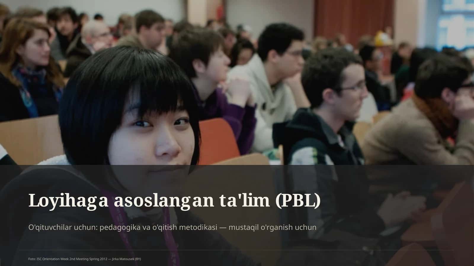 Loyihaga asoslangan ta'lim (PBL) 1