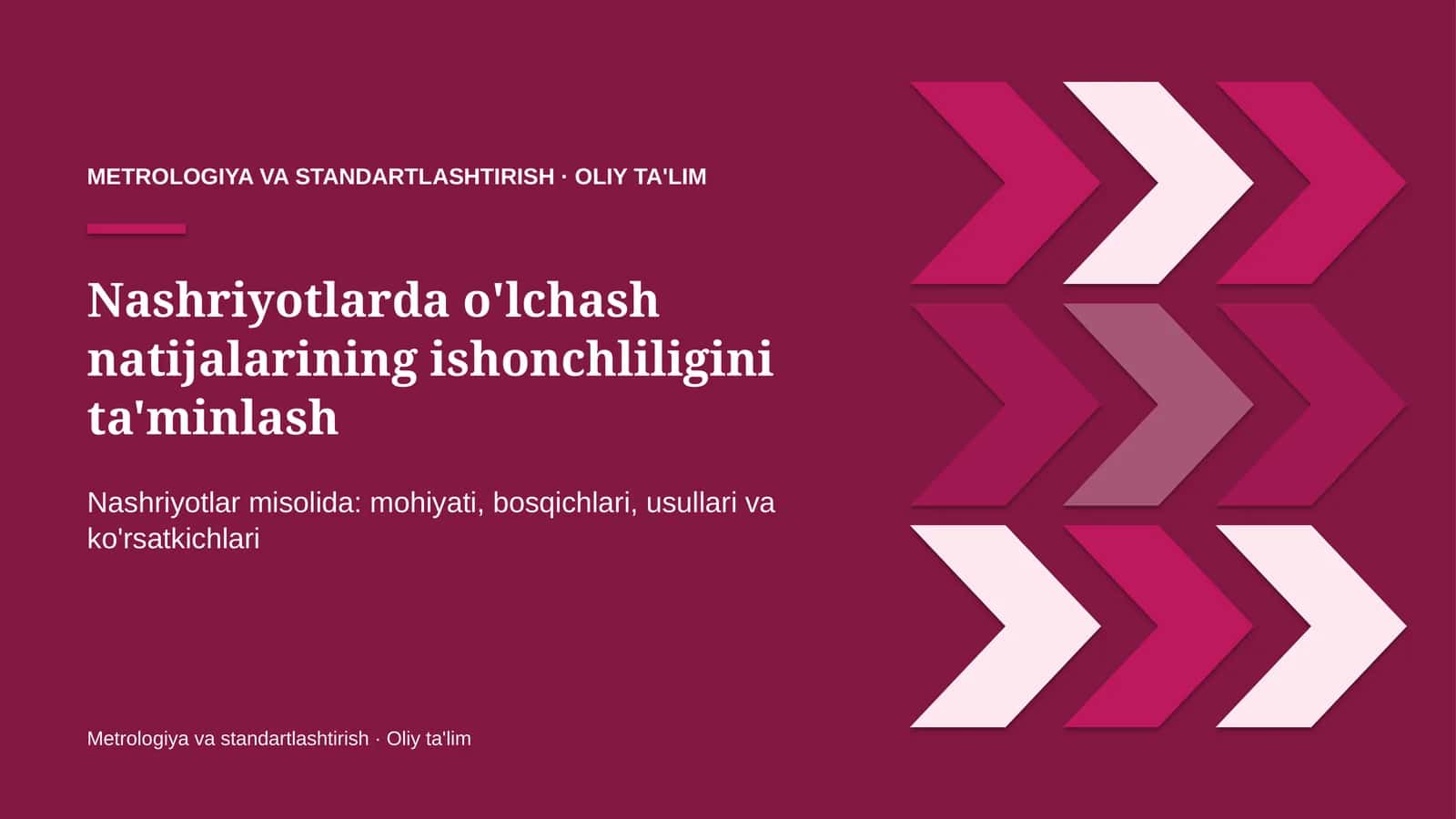 nashriyotlarda o'lchash natijalarining ishonchliligini ta'minlash 4386 1