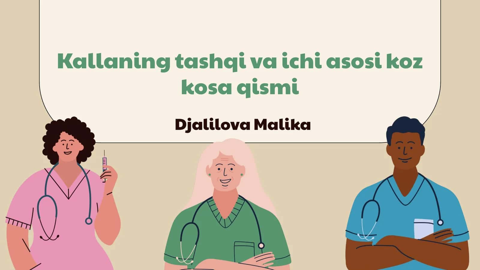 Kallaning tashqi va ichi asosi koz kosa qismi 1