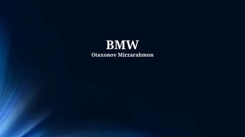 BMW 1