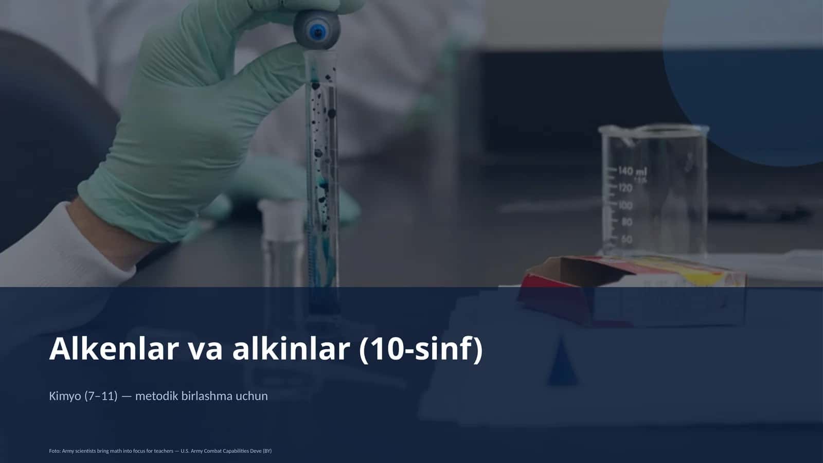 Alkenlar va alkinlar (10-sinf) 1