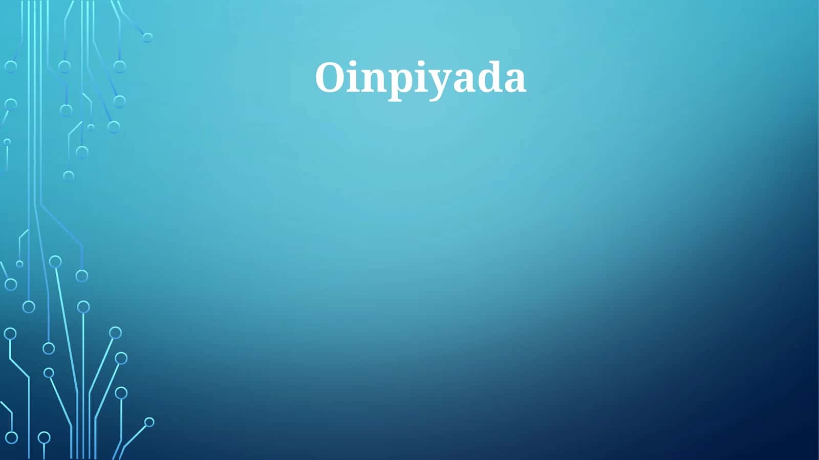 Oinpiyada 1