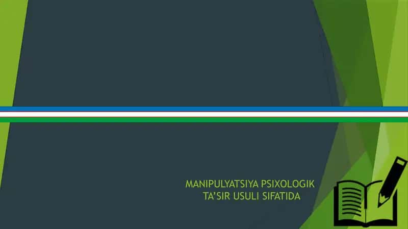 MANIPULYATSIYA PSIXOLOGIK TA’SIR USULI SIFATIDA 1
