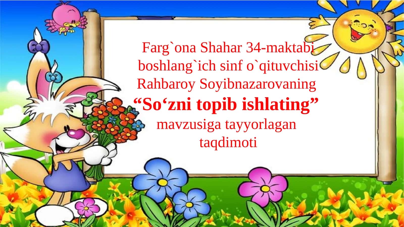 So‘zni topib ishlating 1