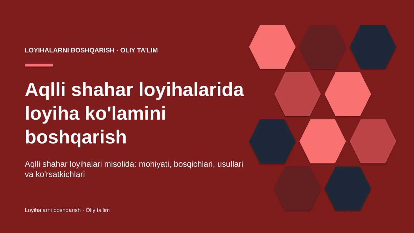 aqlli shahar loyihalarida loyiha ko'lamini boshqarish 4839 1